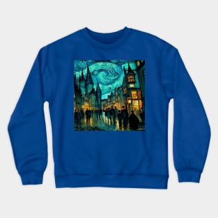 Starry Night in Diagon Alley Crewneck Sweatshirt